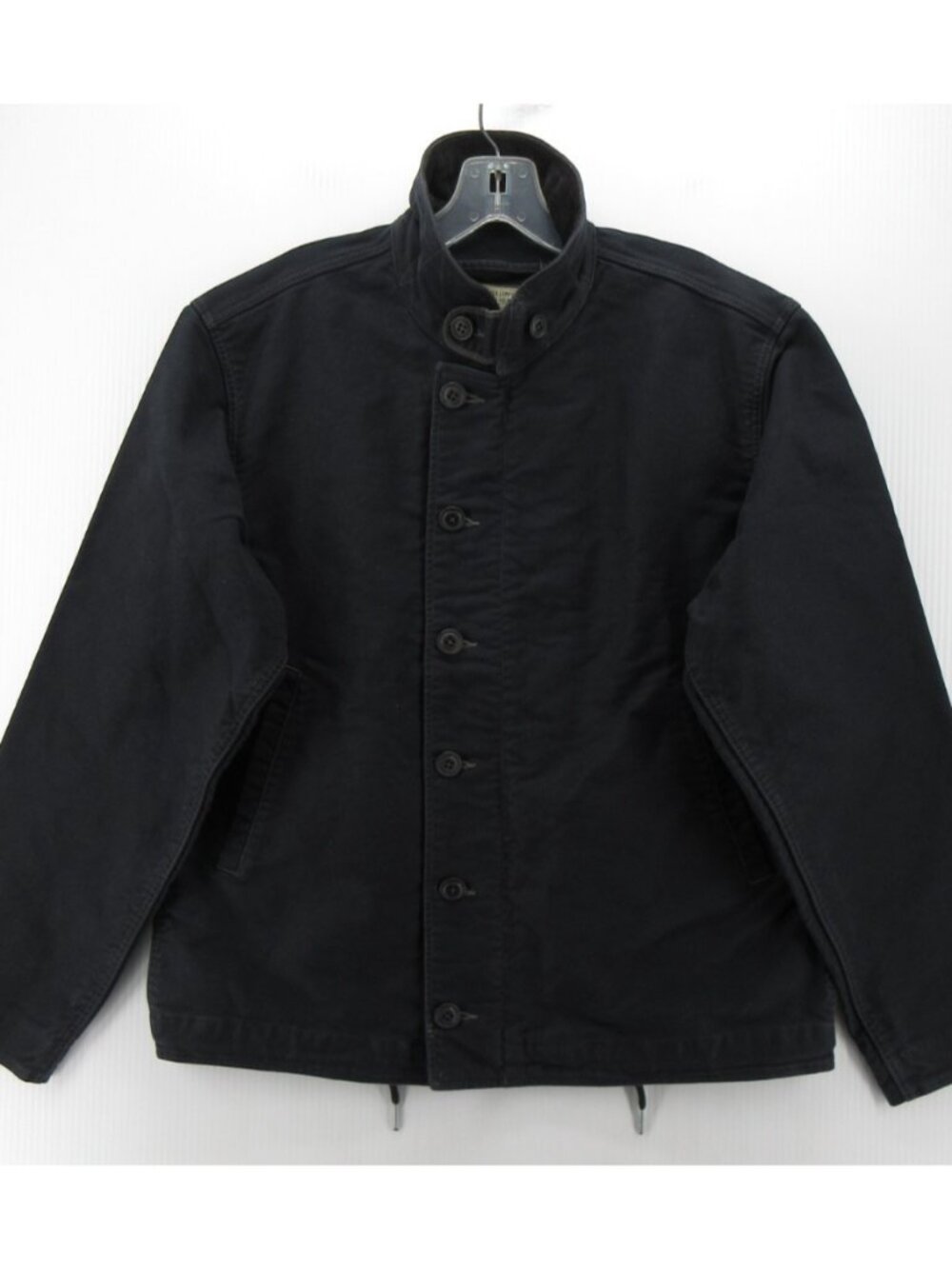 RRL Double RL Jacket Medium Navy Bower Corduroy Collar N1 Deck Military - Picture 1 of 16